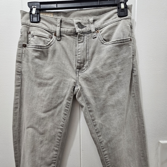 Womens Polo Ralph Lauren Tompkins Skinny Gray Jeans Size 26 - Picture 2 of 12